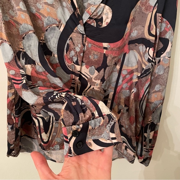 Esprit Silk Pop Over Blouse - Picture 9 of 9